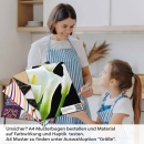Mobile Preview: Küchenrückwand Folie elegante Calla-Blüten A4 Muster