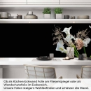 Mobile Preview: Küchenrückwand Folie elegante Calla-Blüten Artikelbild 1