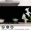 Mobile Preview: Küchenrückwand Folie elegante Calla-Blüten Detailbild 1
