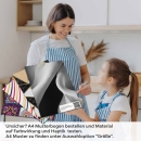 Mobile Preview: Küchenrückwand Folie monochrome Blumen - Stilvolle Calla-Lilien A4 Muster