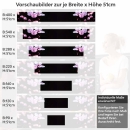 Mobile Preview: Küchenrückwand Folie Kirschblüte - Dunkler Hintergrund mit Bokeh Höhe 51cm