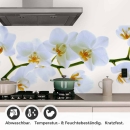 Mobile Preview: Küchenrückwand Folie Weiße Blüten – Perfekt für moderne Küchen Detailbild 1