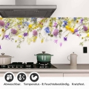 Mobile Preview: Küchenrückwand Folie Wildblumen – Frische und Farbe in Ihrer Küche Detailbild 1