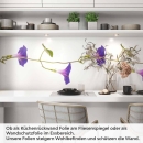Mobile Preview: Küchenrückwand Folie Rankenblüten - Natürliche Schönheit für Ihre Wand Artikelbild 1