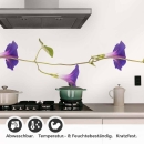 Mobile Preview: Küchenrückwand Folie Rankenblüten - Natürliche Schönheit für Ihre Wand Detailbild 1