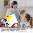 Mobile Preview: Küchenrückwand Folie bunter Blumenmix A4 Muster