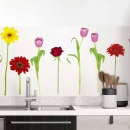 Mobile Preview: Küchenrückwand Folie bunter Blumenmix Hauptbild
