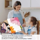 Mobile Preview: Küchenrückwand Folie Blumentraum - Fröhliche Gerbera für Ihre Küche A4 Muster