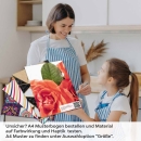 Mobile Preview: Küchenrückwand Folie Rosenoptik A4 Muster