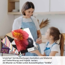 Mobile Preview: Küchenrückwand Folie SPA Feeling A4 Muster