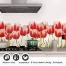 Mobile Preview: Küchenrückwand Folie Tulpenmotiv Detailbild 1