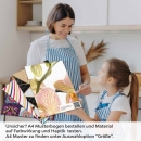Mobile Preview: Küchenrückwand Folie Orchideenblüten A4 Muster