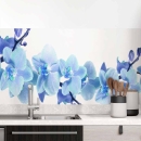 Mobile Preview: Küchenrückwand Folie Orchideenmotiv Hauptbild
