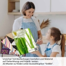 Mobile Preview: Küchenrückwand Folie Gänseblümchen A4 Muster