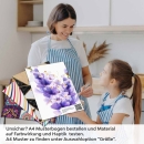 Mobile Preview: Küchenrückwand Folie Aquarell Lavendel A4 Muster