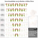Mobile Preview: Küchenrückwand Folie Tulpenblüten Höhe 51cm
