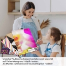Mobile Preview: Küchenrückwand Folie Blüten & Öle A4 Muster