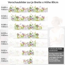 Mobile Preview: Küchenrückwand Folie Wildblumenwiese Höhe 80cm