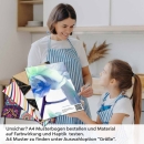 Mobile Preview: Küchenrückwand Folie Orchideenpracht A4 Muster