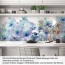 Mobile Preview: Küchenrückwand Folie Orchideenpracht Artikelbild 1
