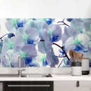 Mobile Preview: Küchenrückwand Folie Orchideenpracht Hauptbild