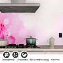 Mobile Preview: Küchenrückwand Folie pinke Rosen Detailbild 1