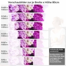 Mobile Preview: Küchenrückwand Folie Fliederblüten Höhe 80cm