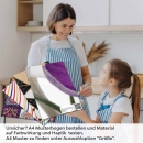 Mobile Preview: Küchenrückwand Folie Krokusblüten A4 Muster