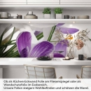 Mobile Preview: Küchenrückwand Folie Krokusblüten Artikelbild 1