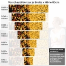Mobile Preview: Küchenrückwand Folie Bunte Pasta - Italienisches Flair für Ihre Küche Höhe 80cm