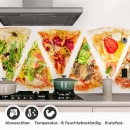 Mobile Preview: Küchenrückwand Folie Pizzagenuss - Viva Italia Bunte Pizza-Motive Detailbild 1