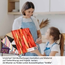 Mobile Preview: Küchenrückwand Folie Sommerliche Erdbeeren - Fruchtige Frische A4 Muster
