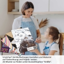 Mobile Preview: Küchenrückwand Folie Kokosnuss Splash A4 Muster