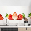Mobile Preview: Küchenrückwand Folie Strawberries Hauptbild 1