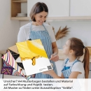 Mobile Preview: Küchenrückwand Folie Lemon Splash A4 Muster