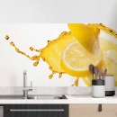 Mobile Preview: Küchenrückwand Folie Lemon Splash Hauptbild 1