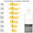 Mobile Preview: Küchenrückwand Folie Lemon Splash Variantenauswahl Vorschaubild Höhe 60cm