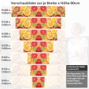 Mobile Preview: Küchenrückwand Folie Citrus Fructus Variantenauswahl Vorschaubild Höhe 80cm