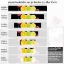 Mobile Preview: Küchenrückwand Folie Zitrusfrüchte Variantenauswahl Vorschaubild Höhe 51cm