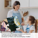 Mobile Preview: Küchenrückwand Folie Laranjas A4 Muster