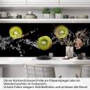 Mobile Preview: Küchenrückwand Folie Kiwi Splash Artikelbild 1