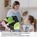 Mobile Preview: Küchenrückwand Folie Zitrusfrüchte Splash A4 Muster