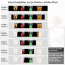 Mobile Preview: Küchenrückwand Folie bunte Äpfel Variantenauswahl Vorschaubild Höhe 51cm