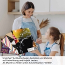 Mobile Preview: Küchenrückwand Folie tropische Früchte A4 Muster