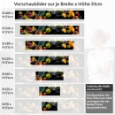 Mobile Preview: Küchenrückwand Folie tropische Früchte Variantenauswahl Vorschaubild Höhe 51cm