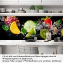 Mobile Preview: Küchenrückwand Folie Früchte mit Eiswürfel Artikelbild 1