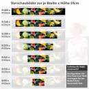 Mobile Preview: Küchenrückwand Folie Früchte mit Eiswürfel Variantenauswahl Vorschaubild Höhe 51cm