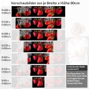 Mobile Preview: Küchenrückwand Folie frische Erdbeeren Variantenauswahl Vorschaubild Höhe 80cm