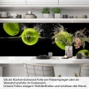 Mobile Preview: Küchenrückwand Folie grüne Äpfel Artikelbild 1