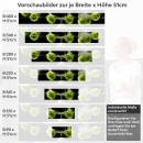 Mobile Preview: Küchenrückwand Folie grüne Äpfel Variantenauswahl Vorschaubild Höhe 51cm